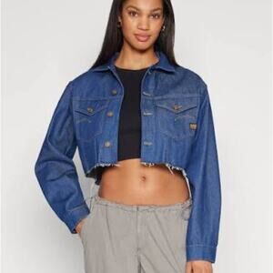 G-Star RAW | Relaxed Cropped Cutoff Jacket | Women’s S | NWT
